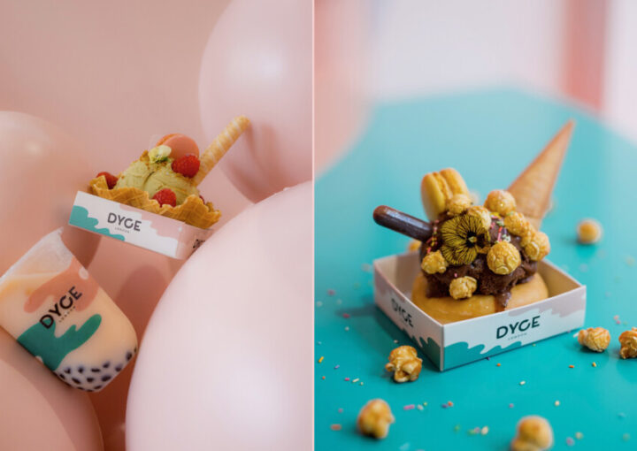 デザートカフェのパッケージデザイン2