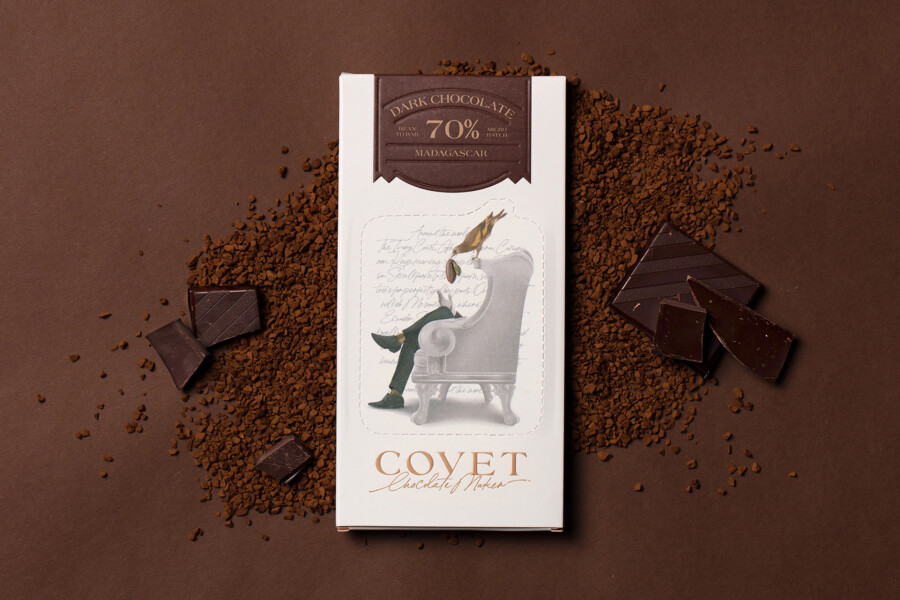 Covet Chocolateのパッケージデザイン