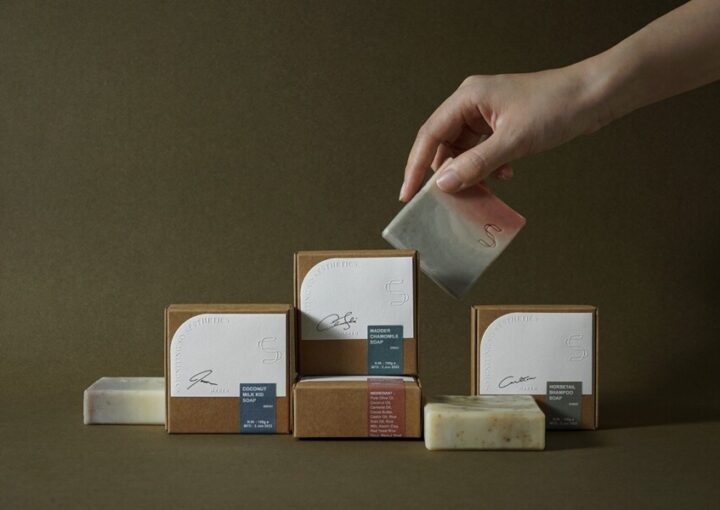 ハンドメイド石鹸のパッケージのデザイン 2