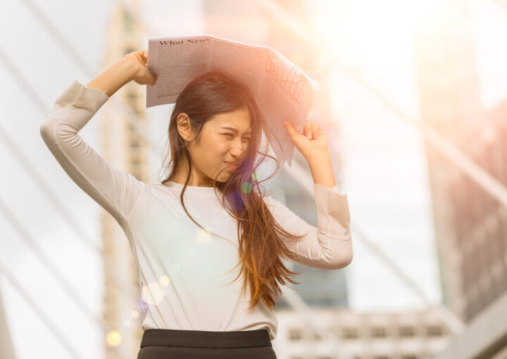 直射日光を避ける