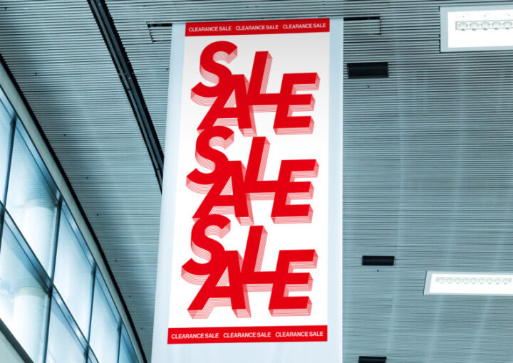 商業施設のセール垂れ幕デザイン_2