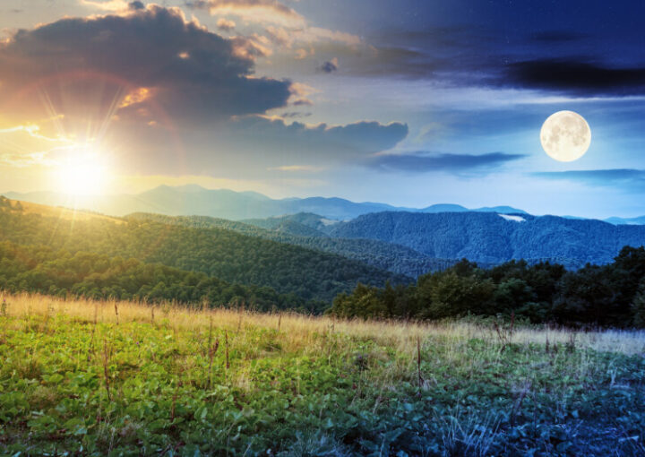 写真の時間帯や季節を変える