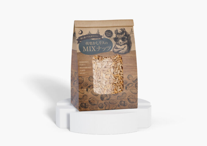 ミックスナッツのパッケージデザイン作例3