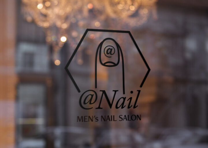 メンズネイルサロンのロゴデザイン_2