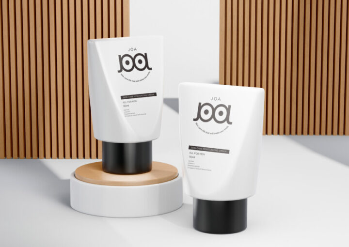 スキンケアクリームのパッケージデザイン2