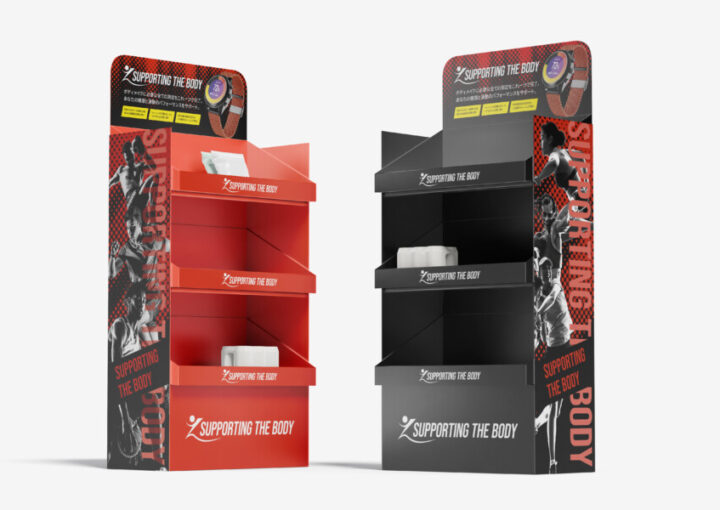 ウェアラブルデバイスのPR什器デザイン2