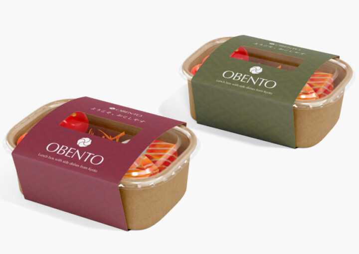 お弁当のパッケージデザイン