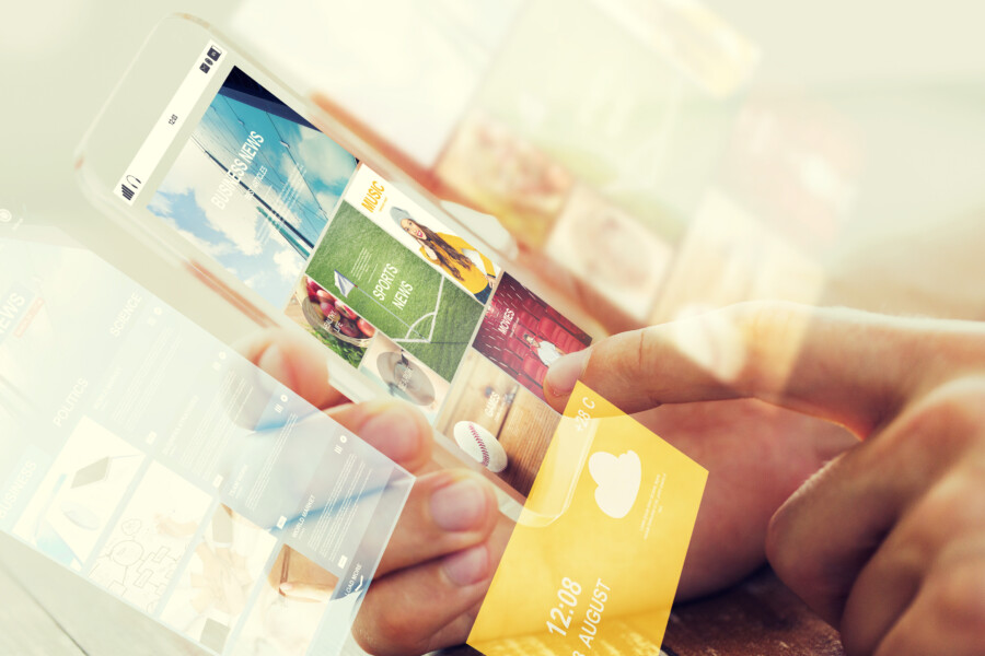 企業のお知らせページ