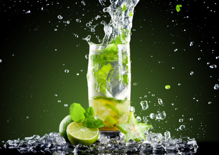 飲料広告のような合成写真