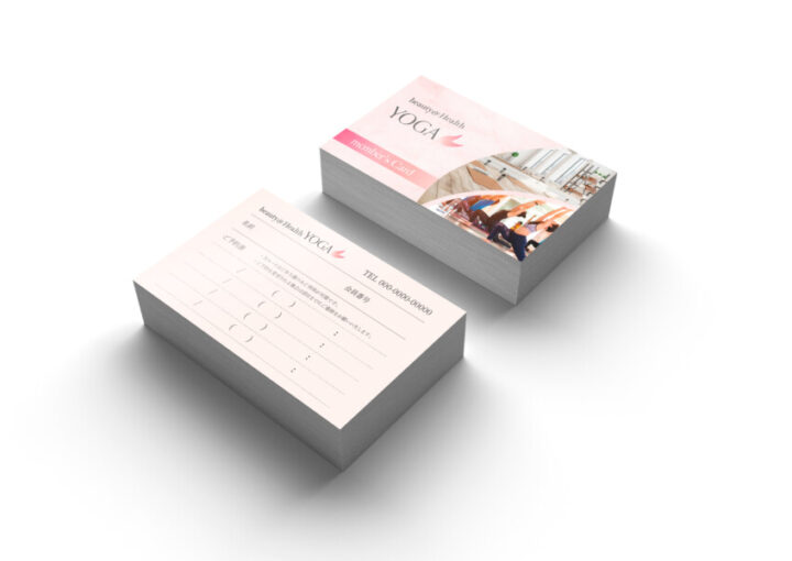 ヨガスタジオのショップカード作例_C