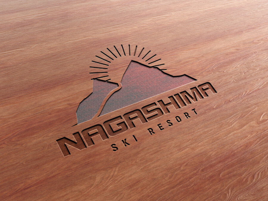 リゾート施設を運営する企業ロゴ作例_4