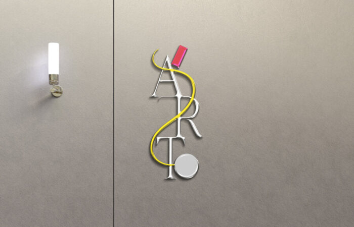 ロゴ制作事例 - アートイベントのレトロな味わいがあるロゴデザイン