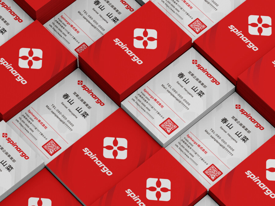 物流・運送企業の名刺デザイン作例_A