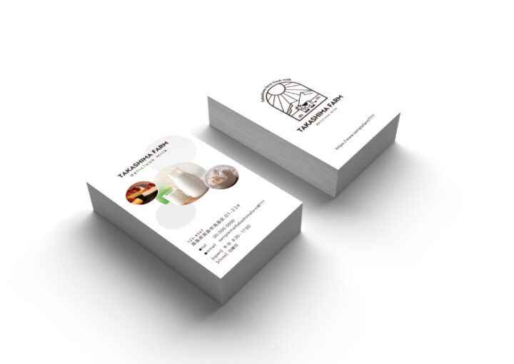 飲料ブランドのショップカード作例_C