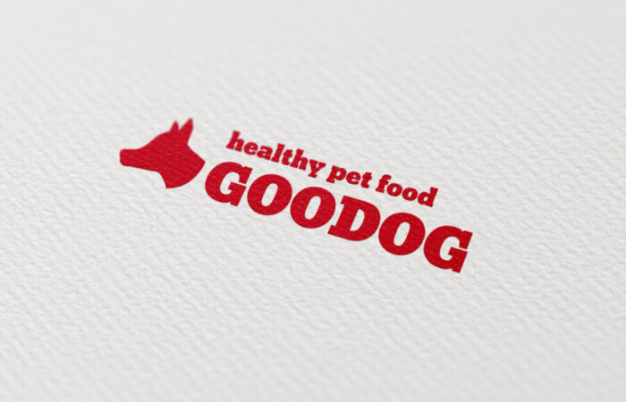 ロゴ制作事例 - ペットフードの活力を感じる商品ロゴデザイン