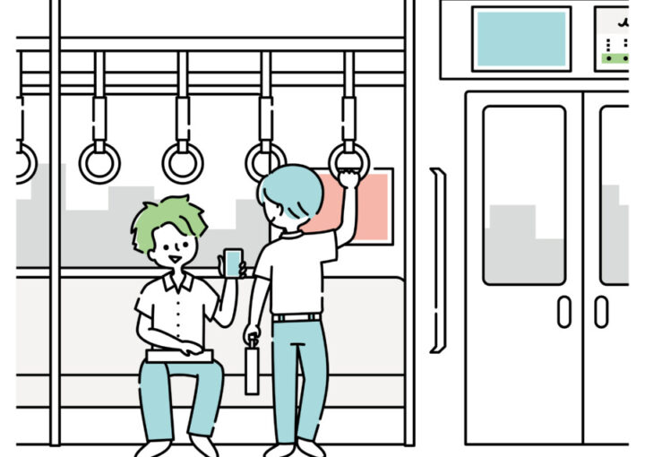 電車の中刷り広告