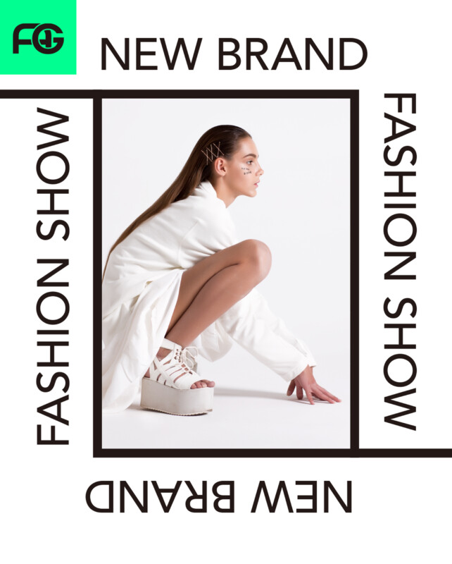 ファッションイベントの看板デザイン 3