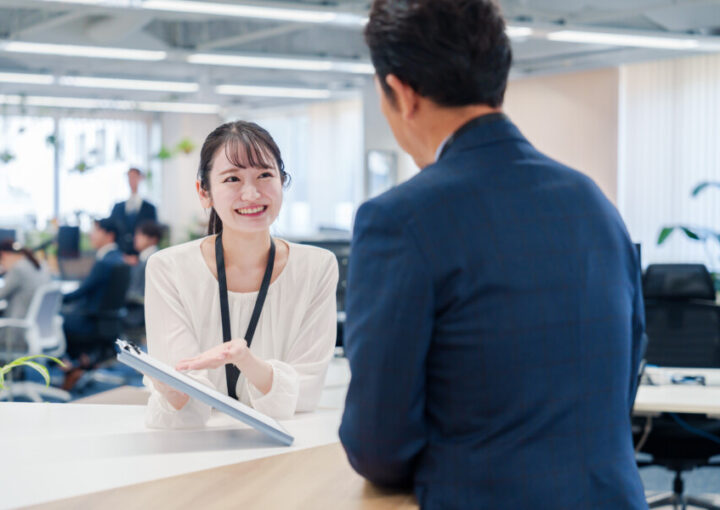 営業用パンフレットの利用