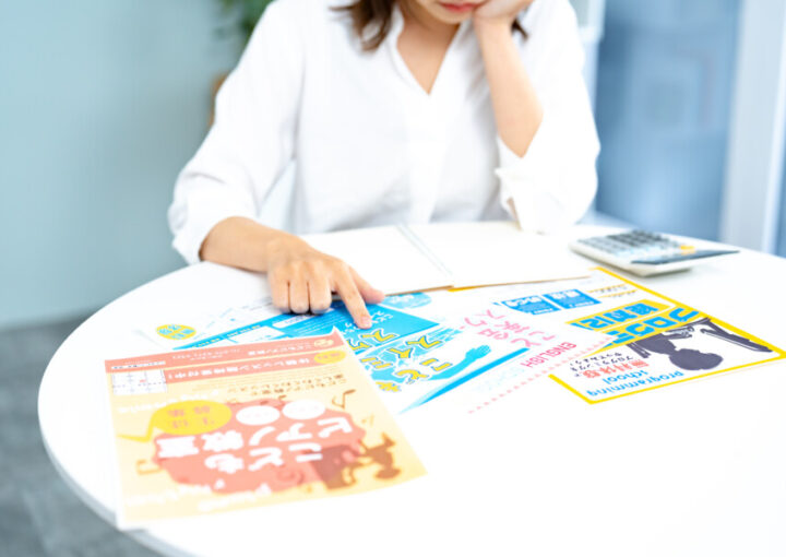 チラシを使った宣伝