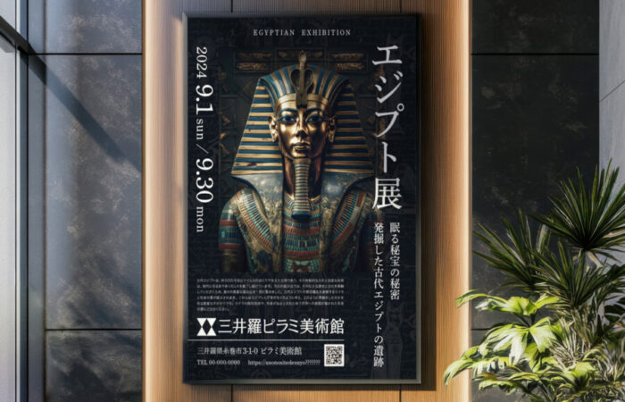 看板制作事例 - 展覧会の歴史を宿した看板デザイン