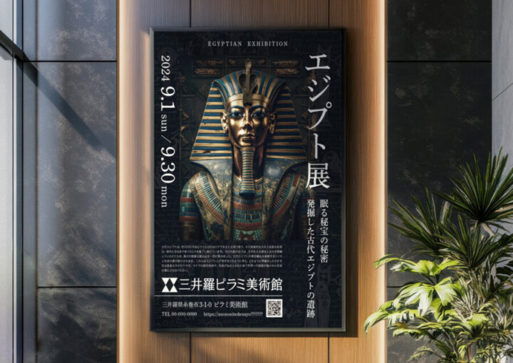 展覧会の看板デザイン2