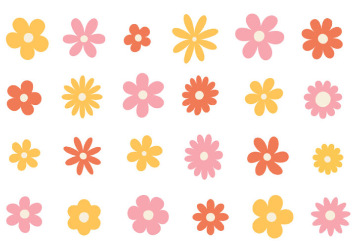 春らしいイラストのチュートリアル