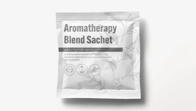 ハーブティーのパッケージデザイン事例