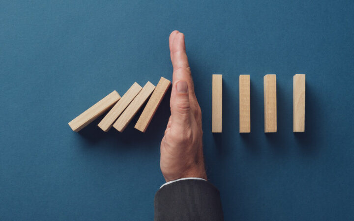 直前のストップ