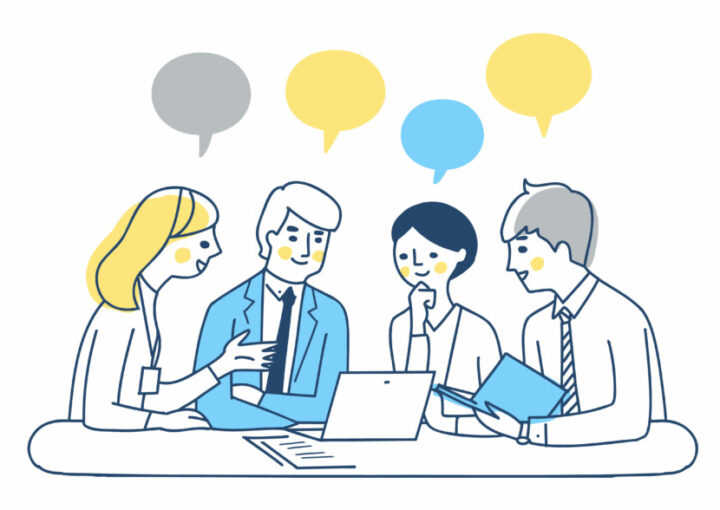 ビジネスシーン　ミーティング