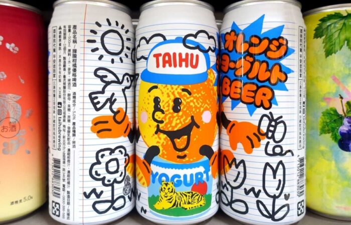 とってもポップ！ユニークなフレーバー満載な台湾缶ビールのパッケージデザイン