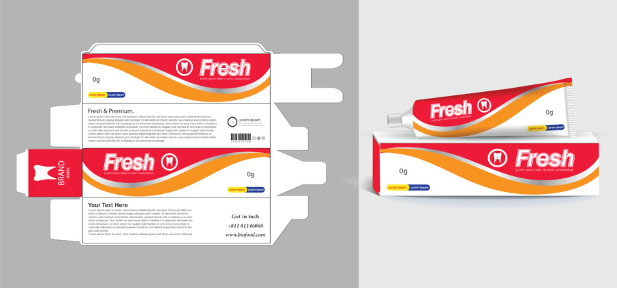 紙のパッケージデザイン