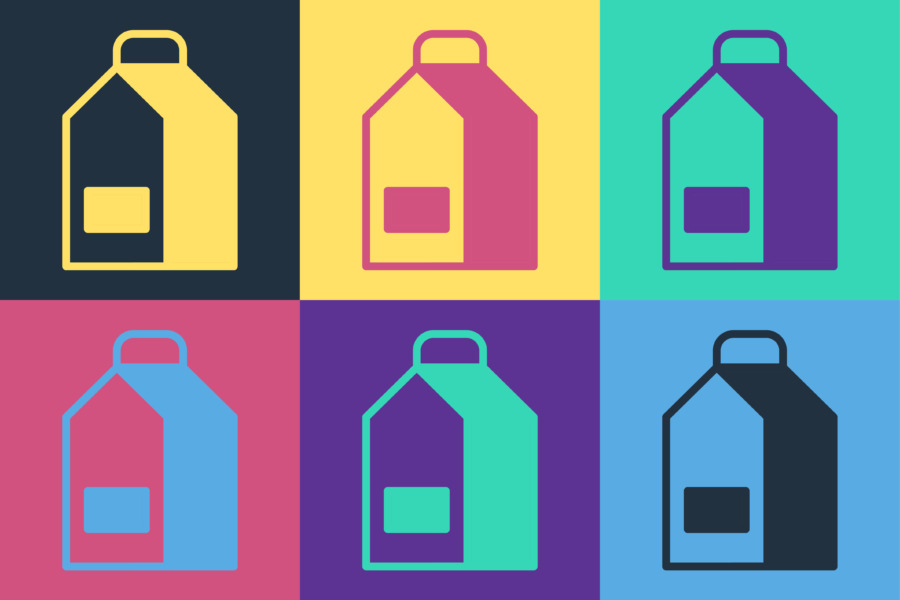 ポップなイラスト活用のパッケージ