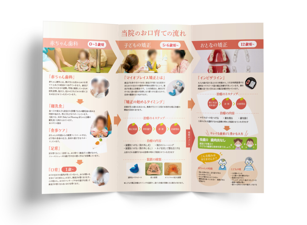 歯科医院の子供向けパンフレット_C_制作例