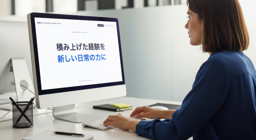 採用キャッチコピーの作り方のヒントに！無料の「採用キャッチコピージェネレーター」を公開しました。