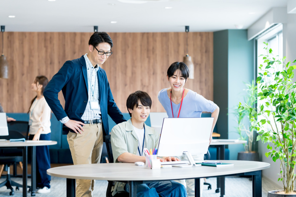 見積もりをするクライアント