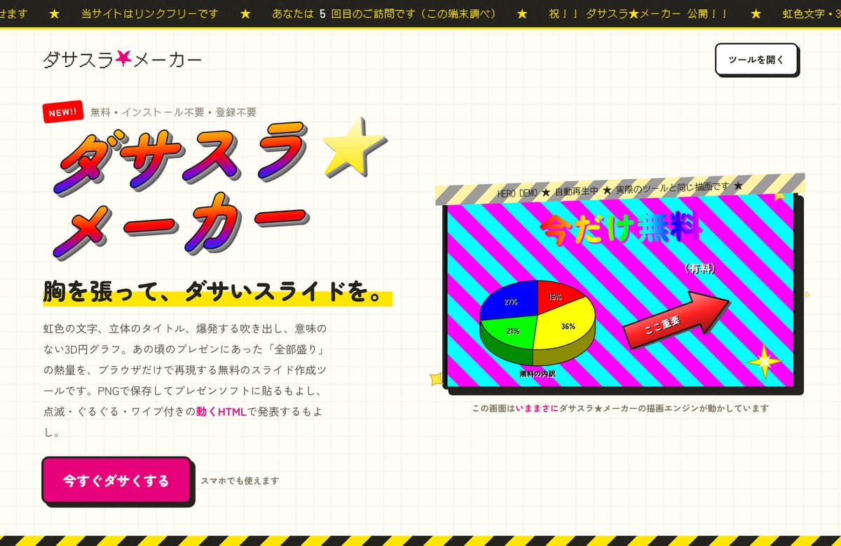 ダサスラ★メーカーの紹介画像