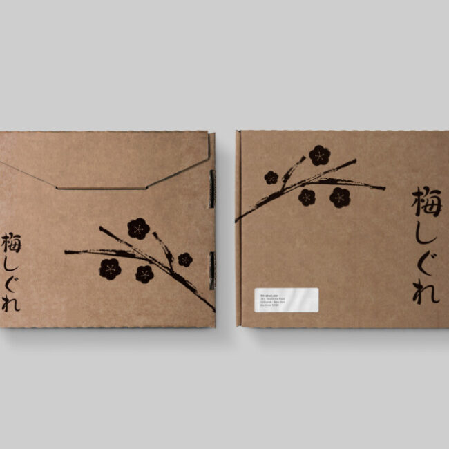 Package design for Ume Shigure