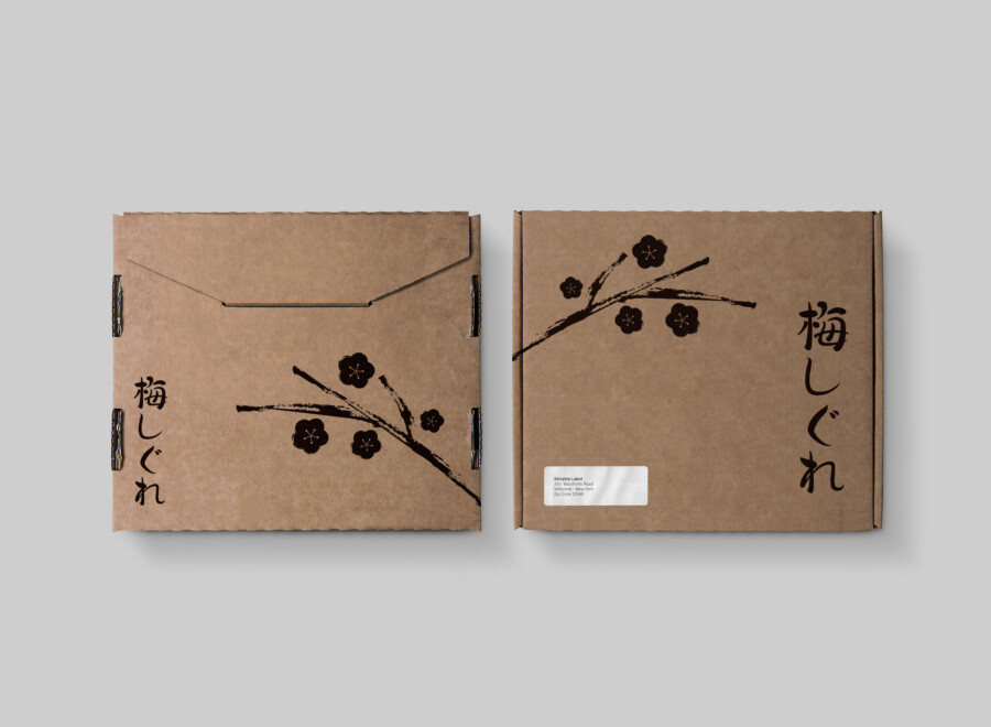 Package design for Ume Shigure